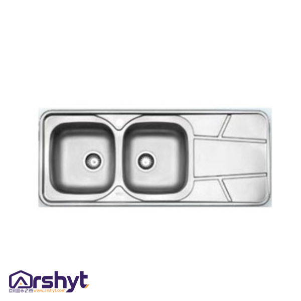 سینک استیل البرز مدل 222 توکار