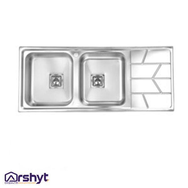 سینک ظرفشویی توکار کد 388S اخوان