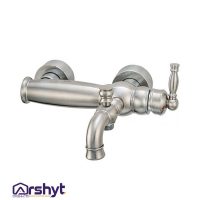 شیر حمام قهرمان مدل آنتیک کروم مات