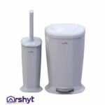 برس توالت و سطل زباله پدالی ورونا