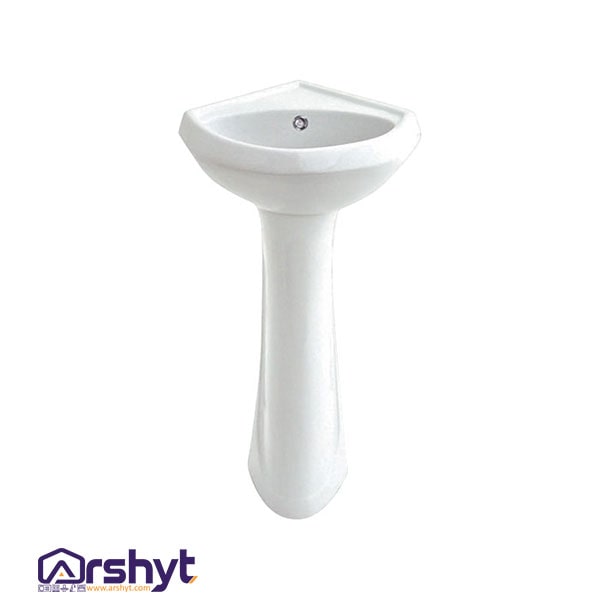 روشویی پایه دار کنج پارس سرام مدل سحر