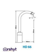شیر آشپزخانه ، اتاق عمل چشمی بلندا HD66