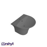 روشویی پایه سرخود مروارید مدل سیلویا ۶۰ رنگی